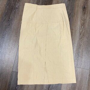 Anthropologie With Front Slit - Size 14 Layered Pencil skirt front slit